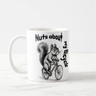 Mug Un écureuil sur un vélo cadeau aux amateurs de vél