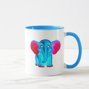 Mug Un éléphant bleu ça trompe.