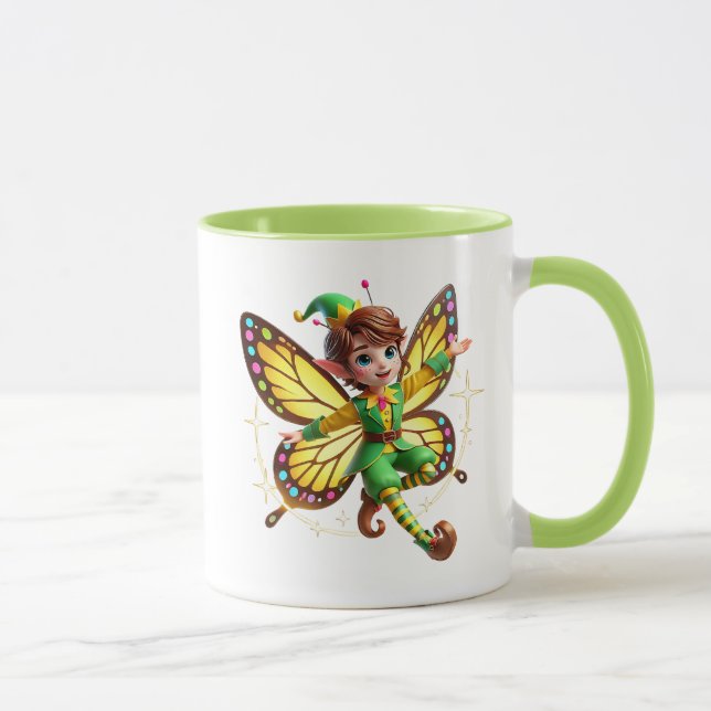 Mug Un elfe papillon magique. (Droite)