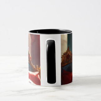 Mug UN EMPRESS avec une couronne de cristal classique