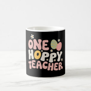 Mug Un enseignant hoppy de Pâques enseignant rétro gro