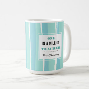 Mug Un enseignant sur un million. Mugs-cadeaux de la j
