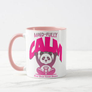 Mug Un esprit calme, plein coeur, comme un panda paisi