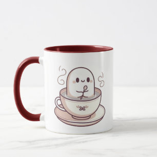 Mug Un fantôme dans une Tea-up
