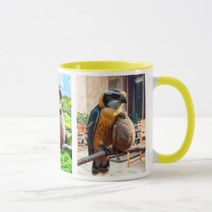 Mug Un faucon veille sur son petit fauconneau.