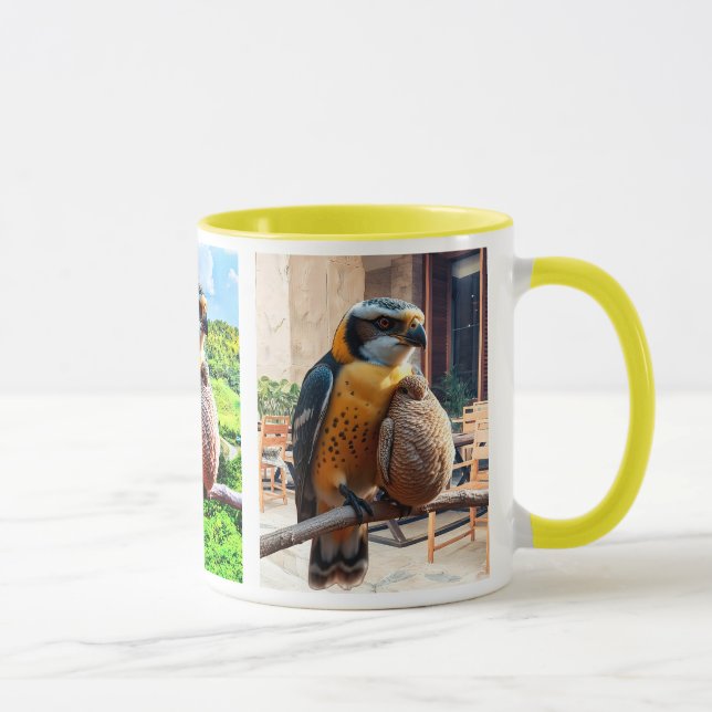 Mug Un faucon veille sur son petit fauconneau. (Droite)