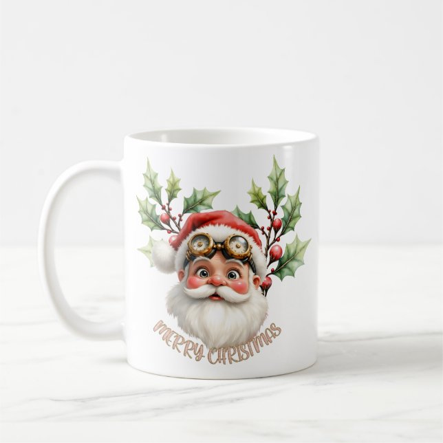 Mug Un faux steampunk père Noël (Gauche)