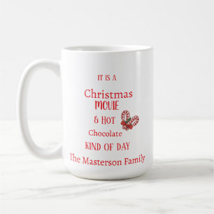 Mug Un film de Noël et un chocolat chaud genre de jour