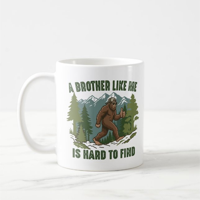 Mug Un frère comme moi est difficile à trouver Bigfoot (Gauche)
