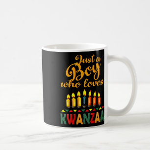 Mug Un garçon qui aime Kwanzaa Kinara African Pride No