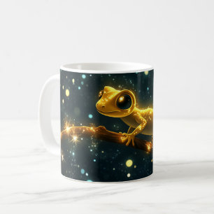 Mug Un gecko stylisé et lumineux, conçu de manière cré