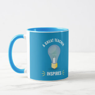 Mug Un grand enseignant inspire la motivation de l'amp