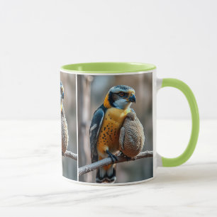 Mug Un grand oiseau veille sur un petit oiseau.