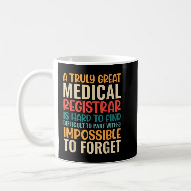 Mug Un Greffier Médicale Vraiment Grand Est Impossible (Gauche)