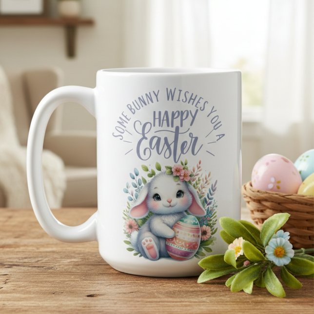 Mug Un Groenland Vous Souhaite Une Bonne Pâques Adorab (Some Bunny Wishes You A Happy Easter Adorable Coffee Mug)