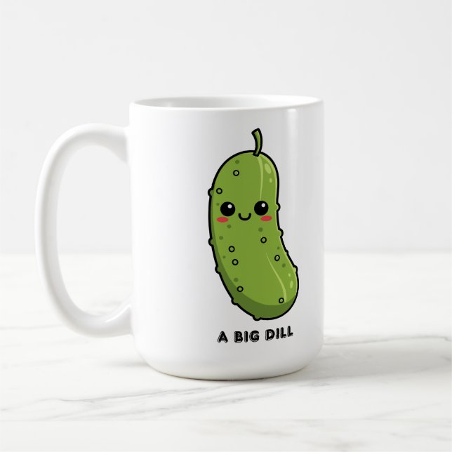 Mug Un gros cornichon Citation drôle et mignonne pour  (Gauche)