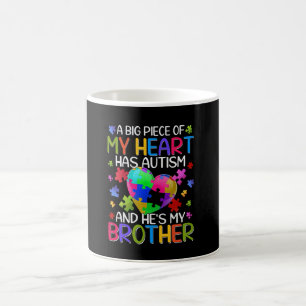 Mug Un Gros Morceau De Mon Cœur A De L'autisme Et C'es