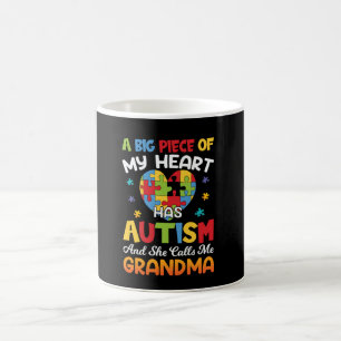 Mug Un Gros Morceau De Mon Cœur A De L'Autisme Et Elle