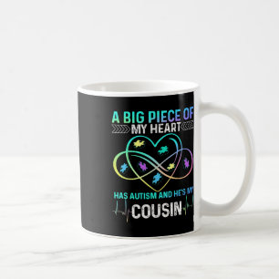 Mug Un Gros Morceau De Mon Cœur A L'Autisme Et C'Est M