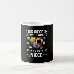 Mug Un Gros Morceau De Mon Cœur A L'Autisme Et C'Est M
