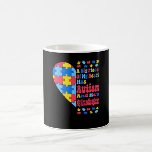 Mug Un Gros Morceau De Mon Cœur A L'Autisme Et Il Est