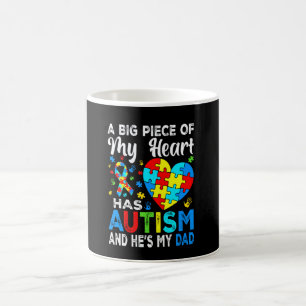 Mug Un Gros Morceau De Mon Cœur Est Autiste et C'est M