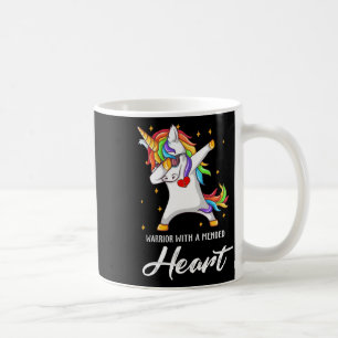 Mug Un Guerrier Dans Un Coeur Raisonné Dabbing Unicorn