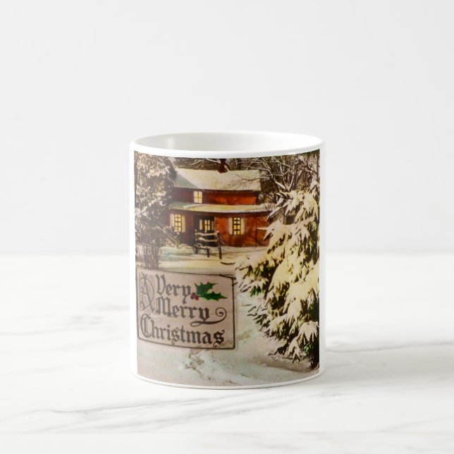 Mug Un hiver traditionnel classique de Noël très (Centre)
