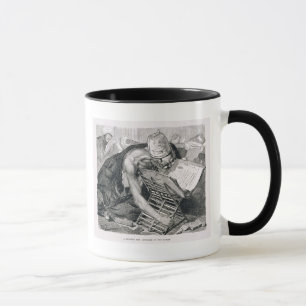 Mug Un homme instruit absorbé dans Coran