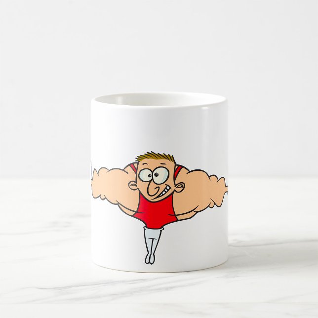 Mug Un Homme Sur Les Bagues De Gymnastique (Créateur téléchargé)