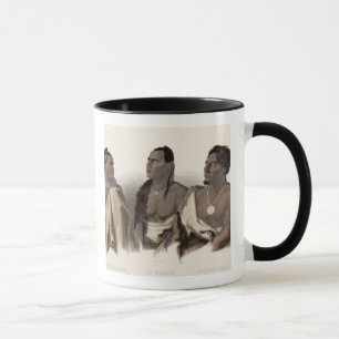 Mug Un Indien du Missouri, un Oto indien et le chef de