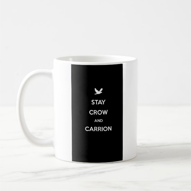 Mug Un jeu de mots sur 'Keep Calm and Carry On' (Gauche)