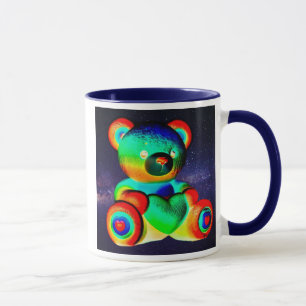 Mug Un joli nounours en peluche fluorescente.