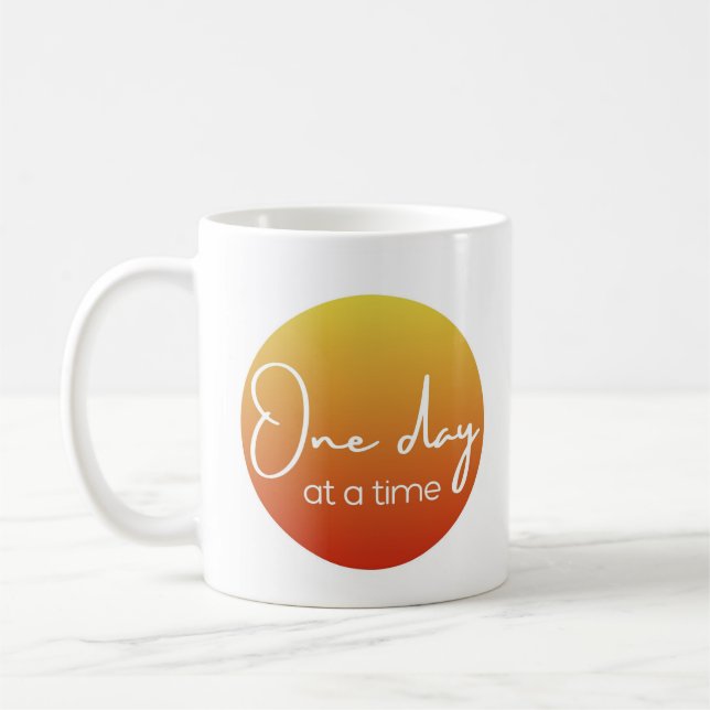 Mug Un jour à la fois la sobriété et la saleté (Gauche)