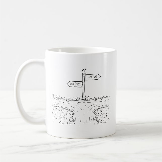 Mug Un jour ou un jour une boue de motivation (Gauche)