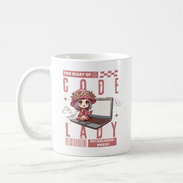 Mug Un journal d'une dame du code (Gauche)