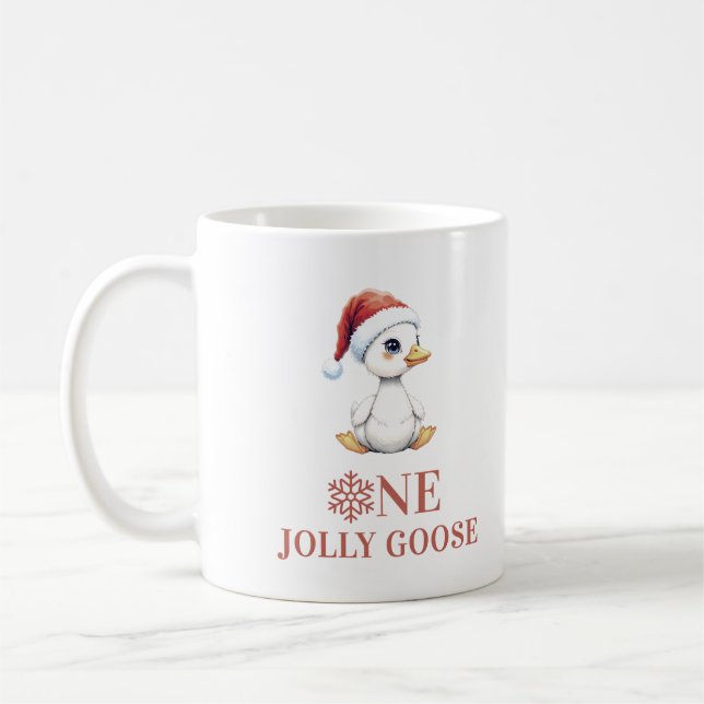 Mug Un joyeux anniversaire d'oie le premier décembre (Gauche)