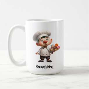 Mug Un joyeux chef pâtissier Posing pour la caméra
