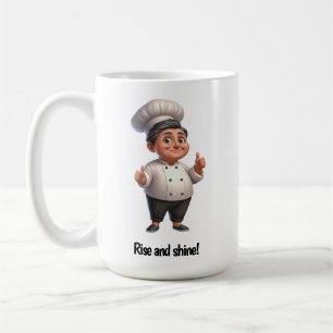 Mug Un joyeux chef pâtissier Posing pour la caméra