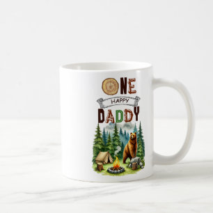 Mug Un joyeux daddy campeur premier anniversaire ours
