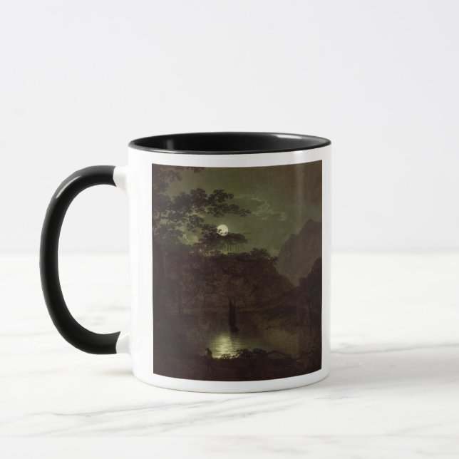 Mug Un lac par le clair de lune, c.1780-82 (huile sur (Gauche)