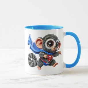 Mug Un lémurien super-héros.