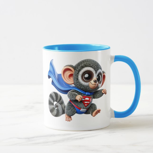 Mug Un lémurien super-héros. (Droite)