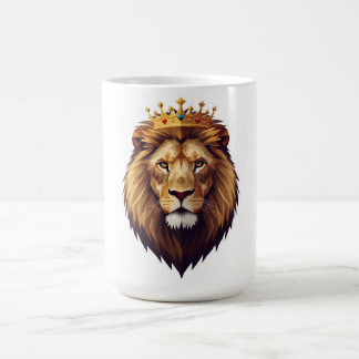 Mug "Un lion portant une couronne d'or