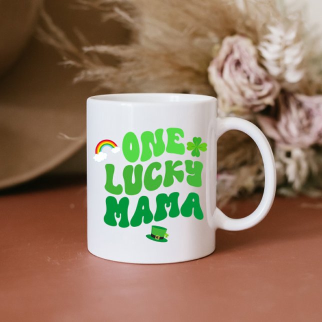 Mug Un Lucky Mama St. Patrick's Day Shamrock Café M (Créateur téléchargé)