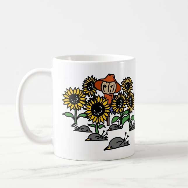 Mug Un Meurtre de Corbeaux Jeu de Mots (Gauche)