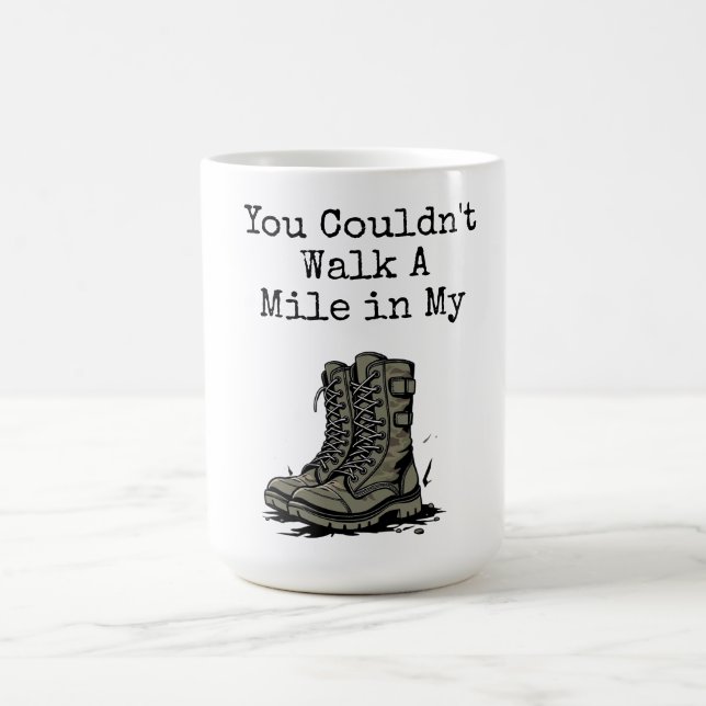 Mug "Un mile dans mes bottes" (Centre)