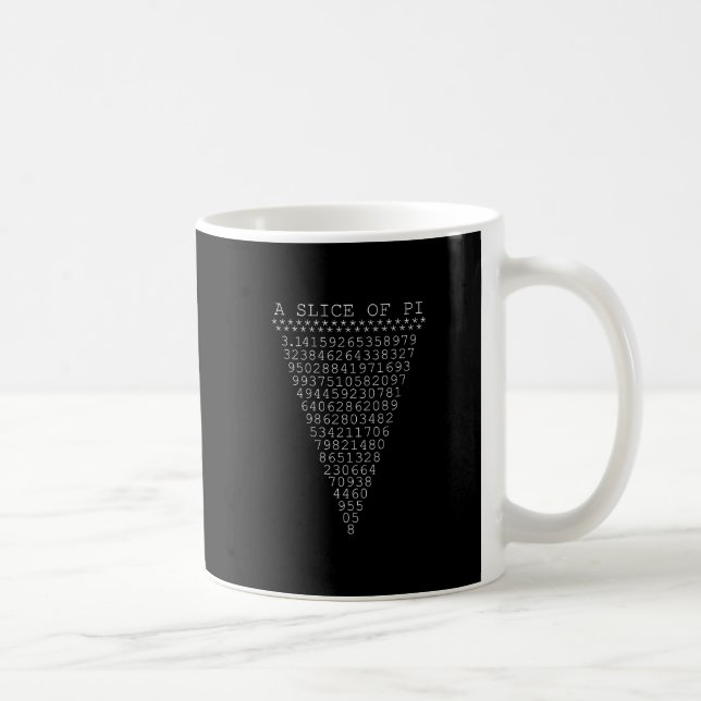 Mug Un morceau fantasque de Pi (Droite)