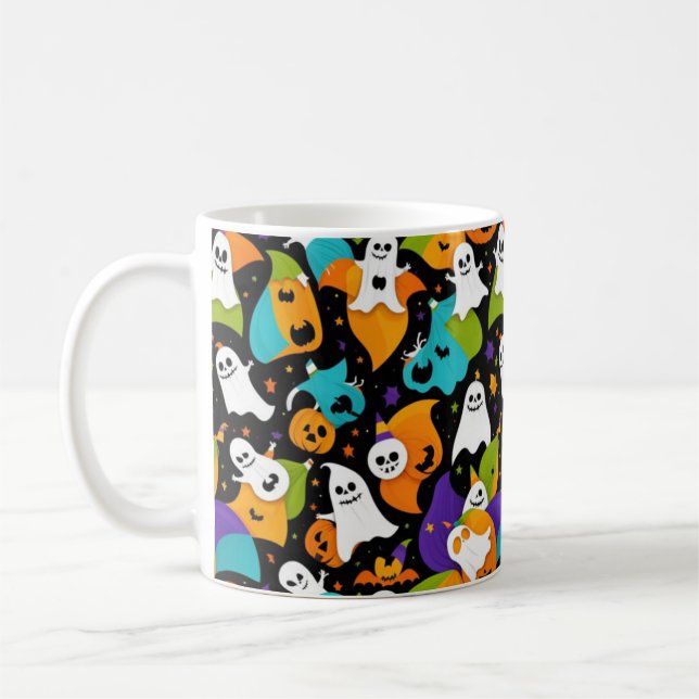 Mug Un motif d'Halloween fantôme (Gauche)
