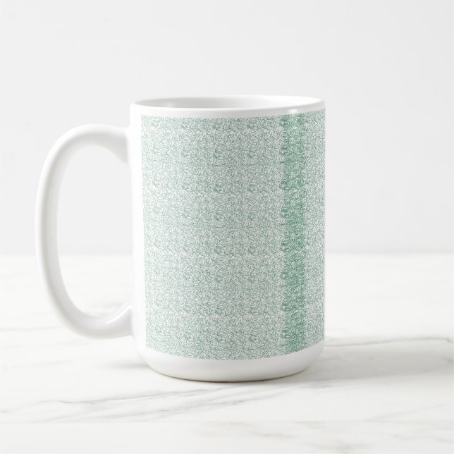 Mug Un motif géométrique transparent avec interlockin (Gauche)